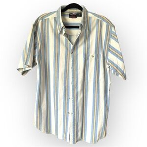 Vintage Nantucket Revenge Shirtmakers Striped Button Down Shirt Size L